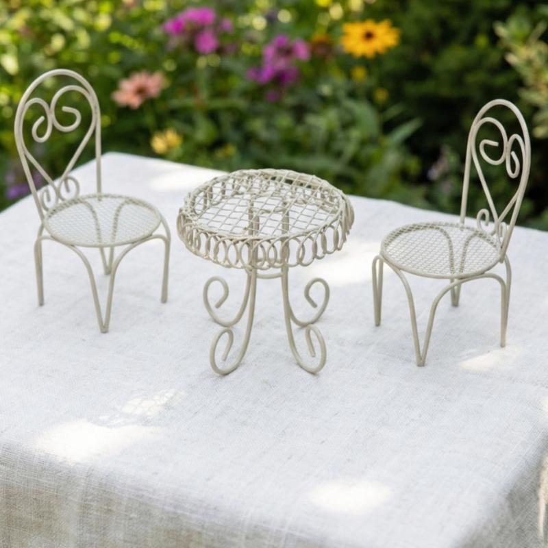 1/3 Piezas de Muebles de Hierr - Outdoor Furniture Design reseña y precio