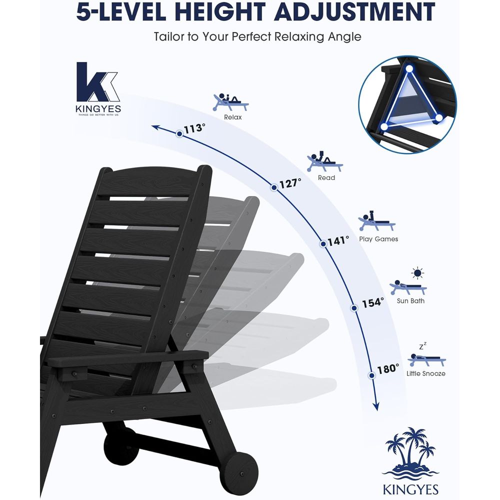 Juego de 2 Sillones Reclinable - Outdoor Furniture Ofo reseña y precio