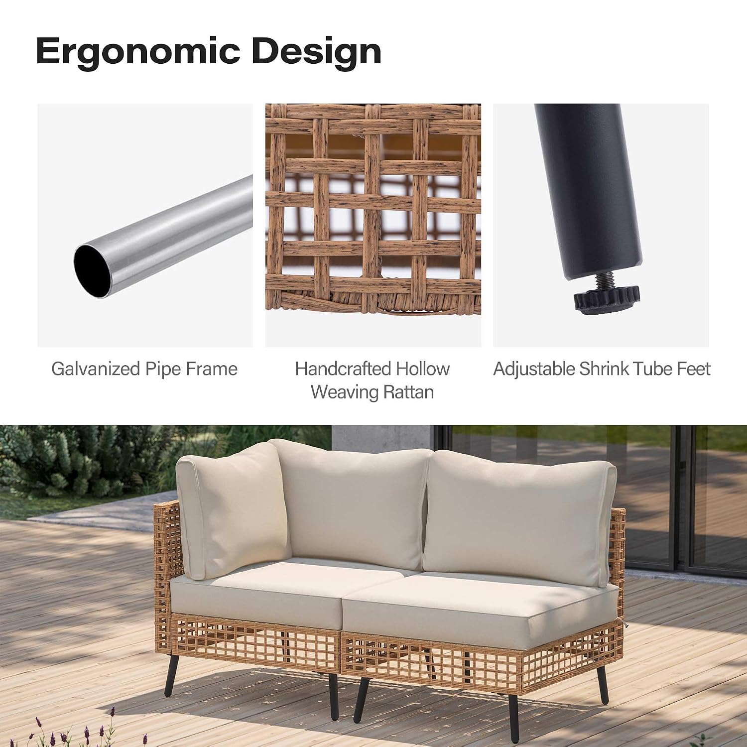 Conjunto de Muebles de Jardín  - Outdoor Furniture Rattan reseña y precio