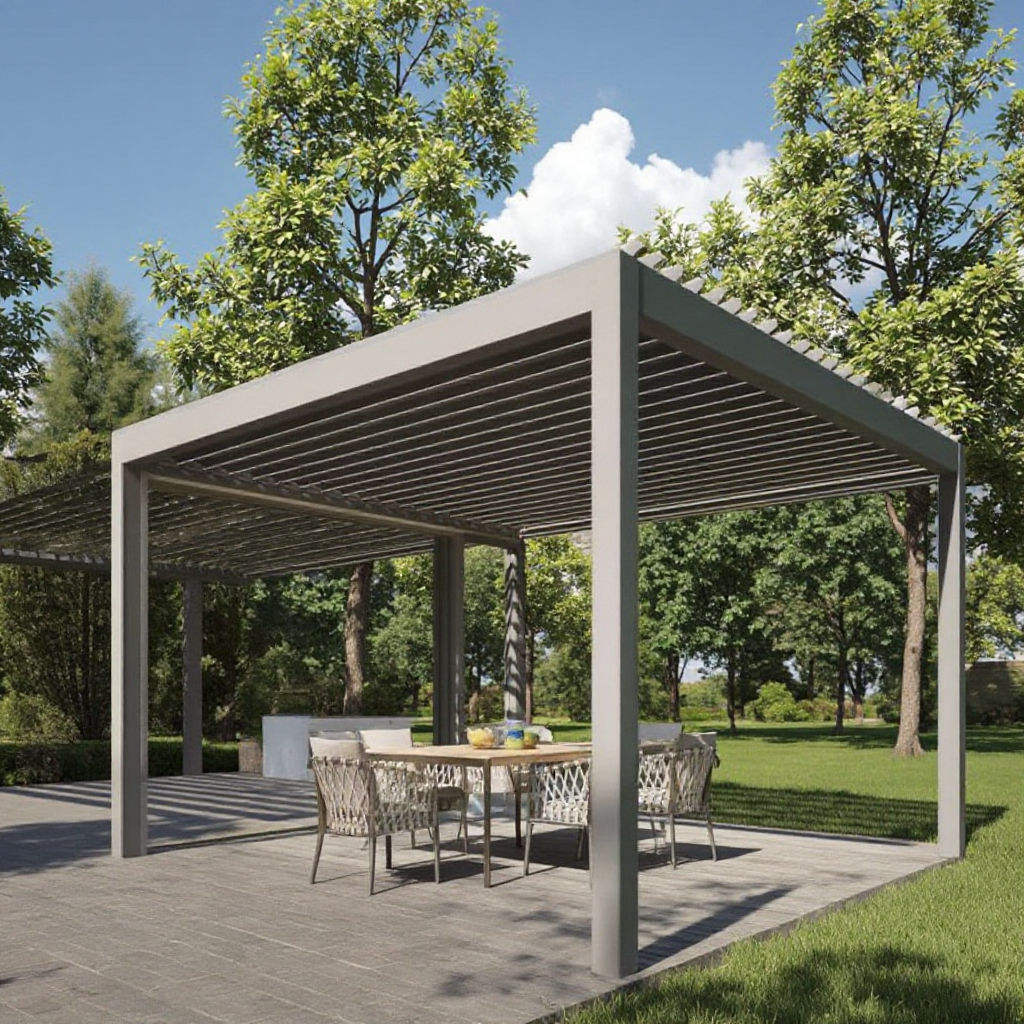 Pabellón de Aluminio Resistent - Outdoor Furniture Gazebo reseña y precio
